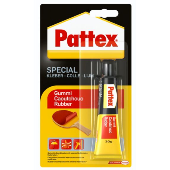Colle spécialités matériaux caoutchouc 30g - PATTEX