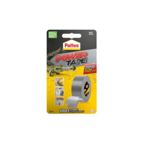 Pattex adhésifs réparation power tape gris blister 5m - PATTEX