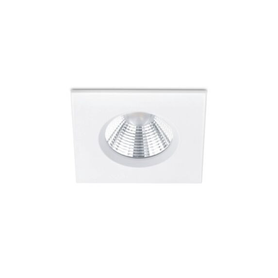 Eclairage Encastré Zagros Blanc Mat Métal Inclus 1xSMD 5,5W 1x345Lm 3000K - TRIO
