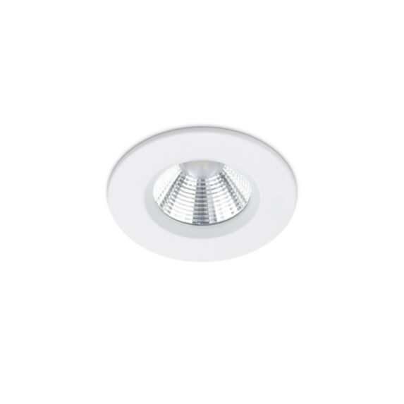 Eclairage Encastré Zagros Blanc Mat Métal Inclus 1xSMD 5,5W 1x345Lm 3000K - TRIO