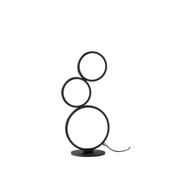 Lampe de table Rondo Métal noir mat H,45cm - TRIO