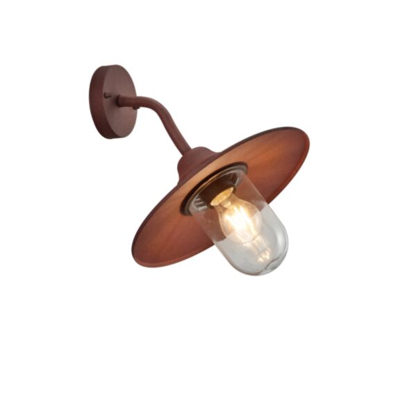 Applique murale d'extérieur Brenta Rouille H.32cm - TRIO