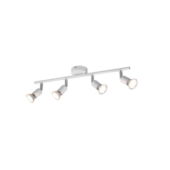 Spot Paris Blanc Mat Métal Exclu 4xGU10 Max.35W - REALITY