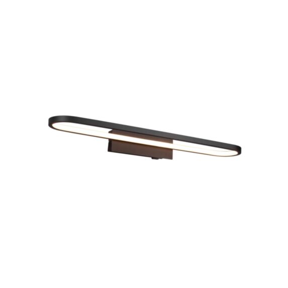 Applique Gianni Noir Mat Métal Inclus 1xSMD LED 22W 1x2700Lm 3000K - TRIO