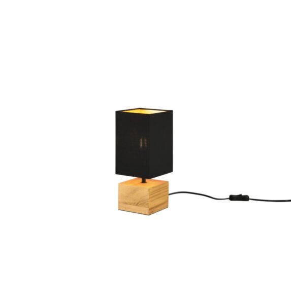 Lampe de Table Woody Finition Naturelle Bois Naturel Exclu 1xE14 Max.40W - REALITY