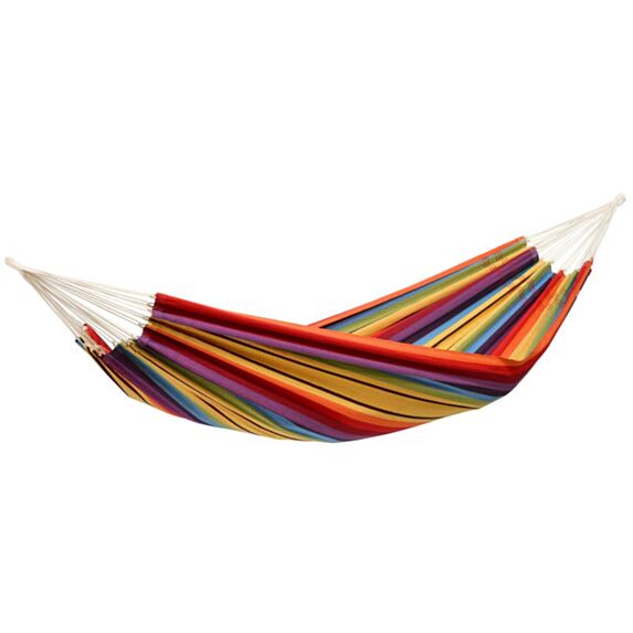 Hamac double Barbados Rainbow M 230x150cm multicolore - AMAZONAS