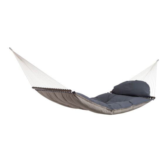 Hamac matelassé Fat Hammock taupe 187 x 140 cm - AMAZONAS
