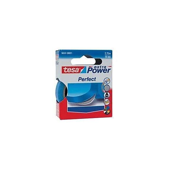 Toile Extra-Forte Applications Intérieures et Extérieures 2,75mx19mm Bleu