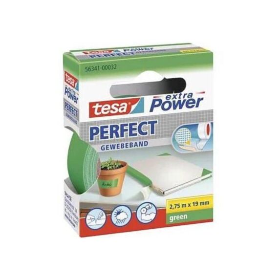 Toile Extra-Forte Applications Intérieures et Extérieures 2,75mx19mm Vert