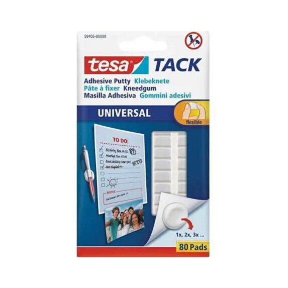 Pâtes Adhésives à Fixer Blanc