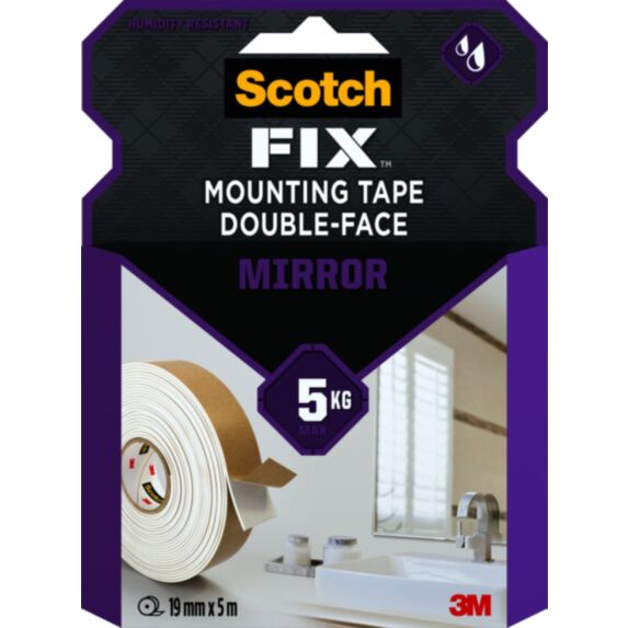Adhésif double face Miroir 5 m x 19 mm - SCOTCH