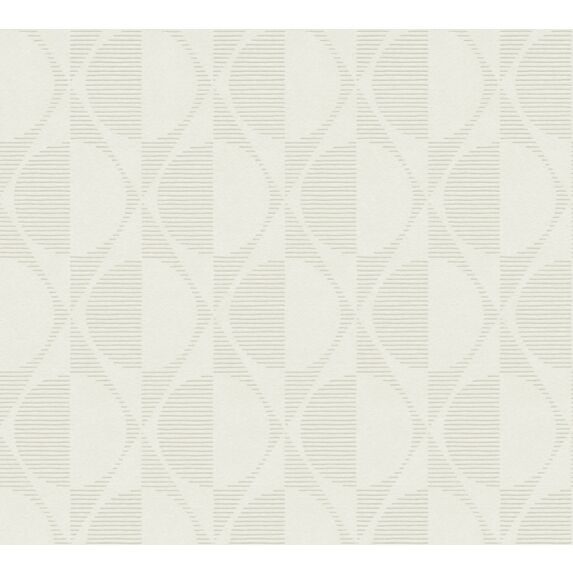 Papier Peint Vinyl Expansé Intissé Brooklyn Ecru 5,3m² - AS CREATION