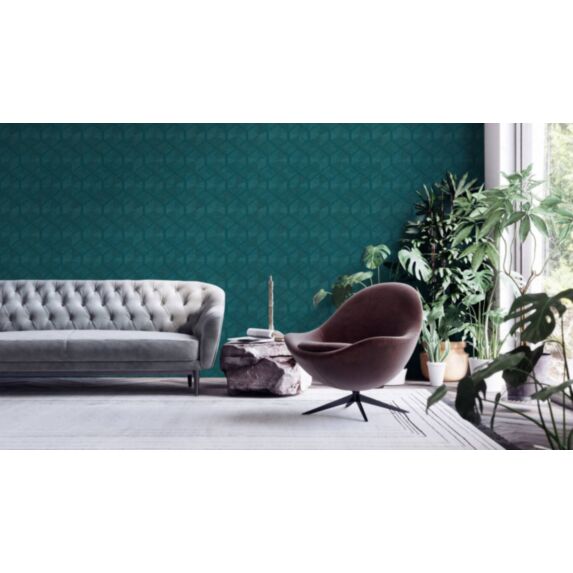 Papier peint Sigiriya bleu 0,53x10m