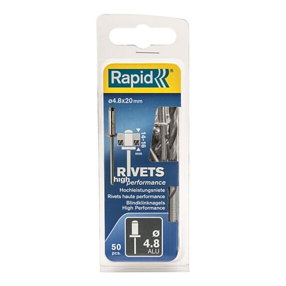 Rivets hautes performances  ø 4,8 x 20 mm