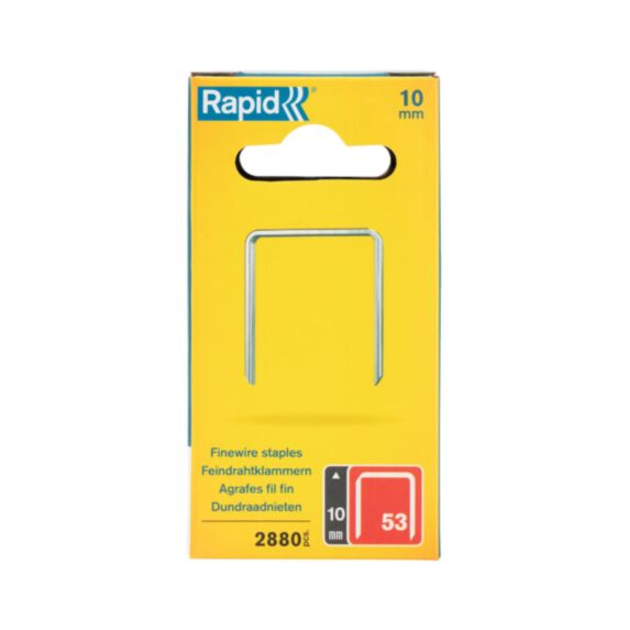 2880 Agrafes fil fin N°53 10mm - RAPID