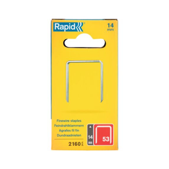 2160 Agrafes fil fin N°53 14mm - RAPID