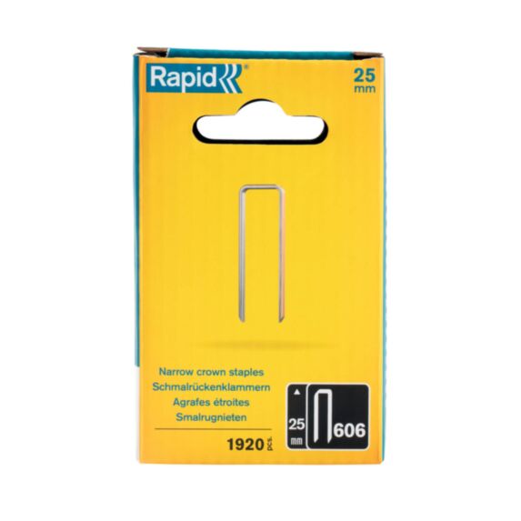 1920 Agrafes étoites N°606 25mm - RAPID