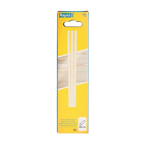 16 Bâtons de colle à bois Ø12mm - RAPID