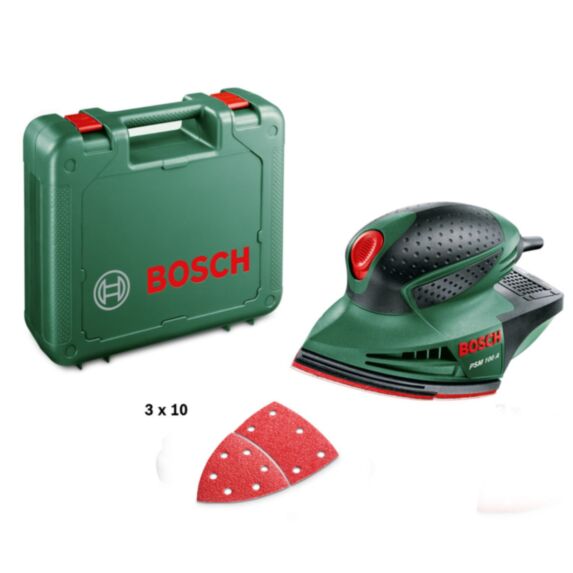 Ponceuse multi PSM 100A 104cm² + 3x10 abrasifs- BOSCH