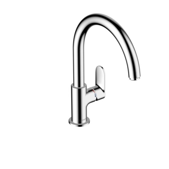 Mitigeur de lavabo 200 chrome avec tirette et vidage synthétique - HANSGROHE