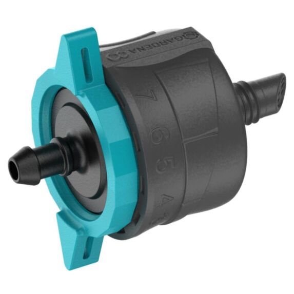 6 Goutteurs fin de ligne réglable et régulateur de pression 1-8l/h - GARDENA