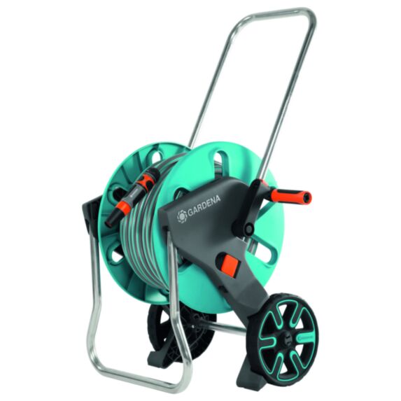Dévidoir tuyau arrosage sur roues Aquaroll M équipé 40m - GARDENA