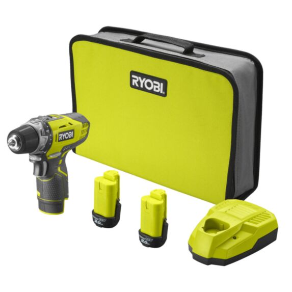Perceuse-visseuse 12V R12DD-220S 2x2Ah - RYOBI