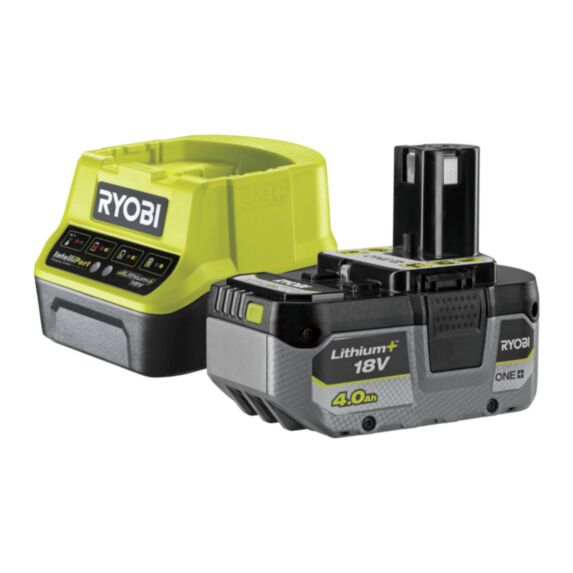 Pack ONE+™ RC18120-140X chargeur 18V 2Ah + batterie 4Ah - RYOBI