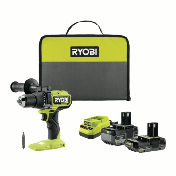 Perceuse-visseuse à percussion RPD18X12C62S 18V 2bat lithium - RYOBI