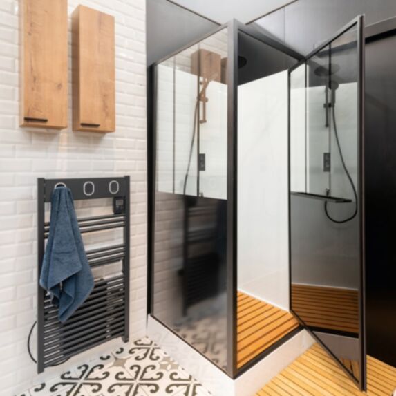 Cabine de douche Indus L.90xP.90xH.225cm