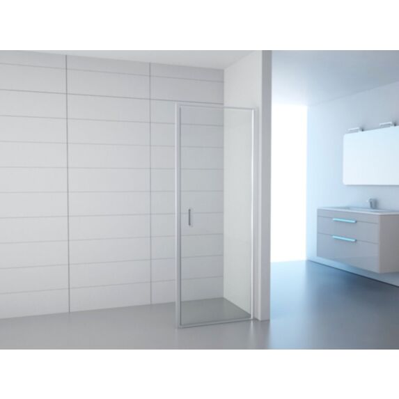 Porte pivotante 80 cm chromé - INTEMPORELLE