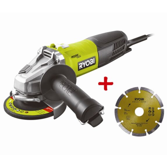 Meuleuse d’angle + 1 disque Ø125mm 800W - RYOBI