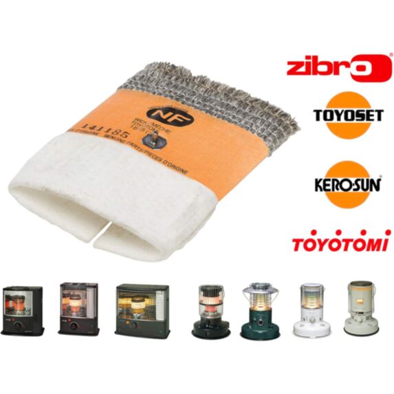 Mèche d'origine pour poêle Zibro type F - TOYOTOMI