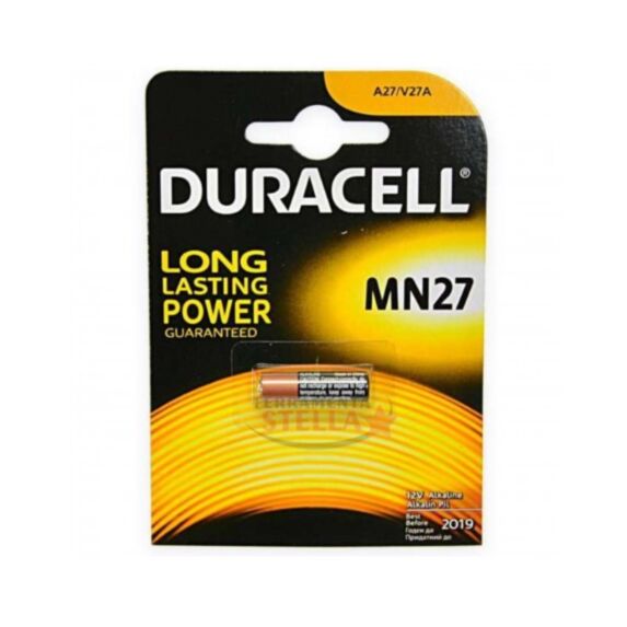 x1 Pile alcaline 12V  MN27/V27A - DURACELL