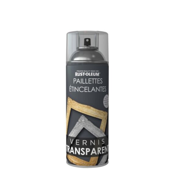 Vernis de protection pailleté en aérosol Intérieur 400 ml - RUST-OLEUM
