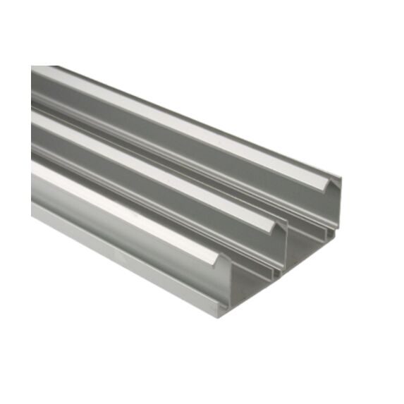 Rail de placard Kit complet Nova2 pour 3 vantaux L2400mm alu