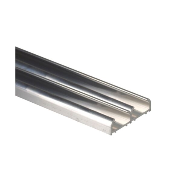 Rail de meuble Kit complet TEMA pour 2 vantaux L1500mm alu