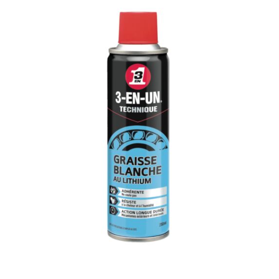 Technique graisse blanche au lithium 250 ml - 3-EN-UN