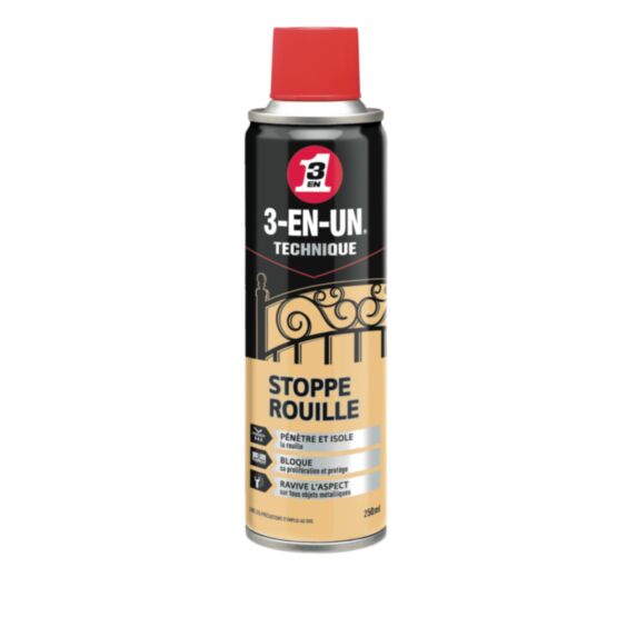 Technique stoppe rouille 250 ml - 3-EN-UN
