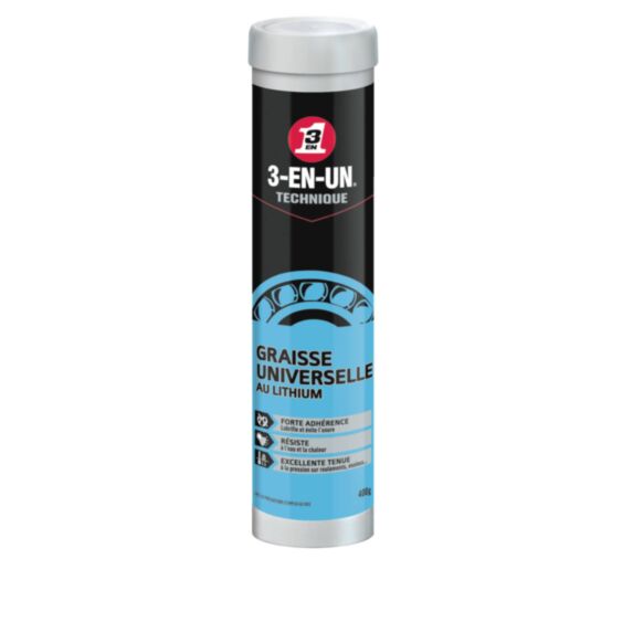 Technique graisse universelle au lithium en cartouche 400g - 3-EN-UN
