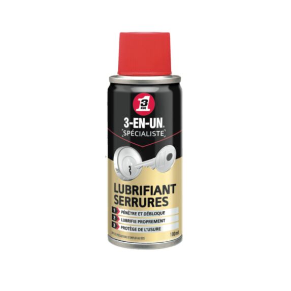 Lubrifiant serrures - 100ml - 3-EN-UN