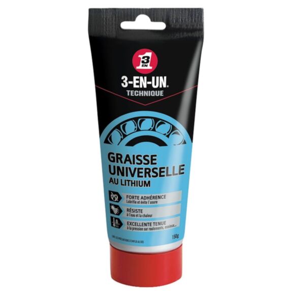 Technique graisse universelle au lithium en tube 150g - 3-EN-UN