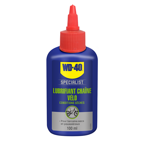 Lubrifiant chaîne vélo conditions sèches - WD-40