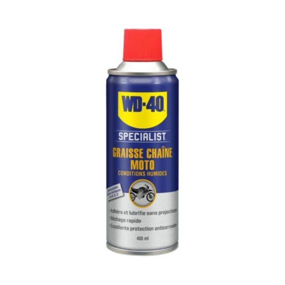 SPECIALIST MOTO graisse chaîne conditions humides - WD-40