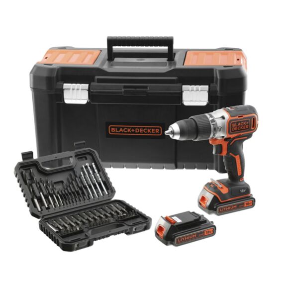 Perceuse sans fil à percussion brushless 18V - lithium - BLACK ET DECKER