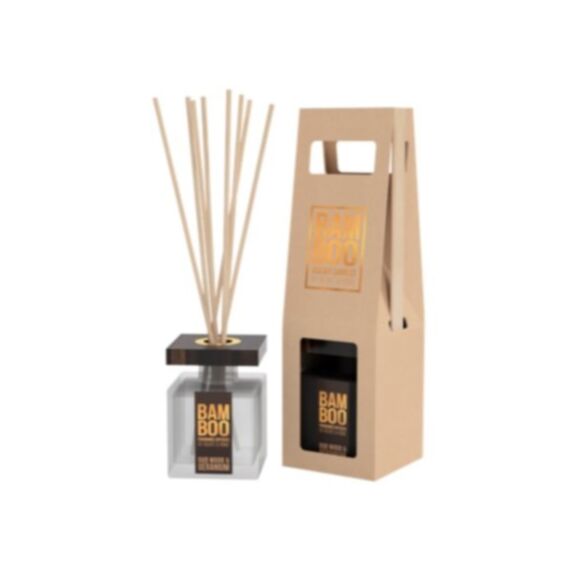 Diffuseur à bâtons Bamboo 80mL bois de oud/géranium