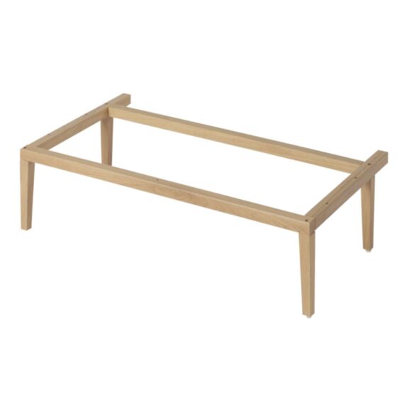 Pieds en chêne pour meuble sous-vasque Avela 80cm - GOODHOME