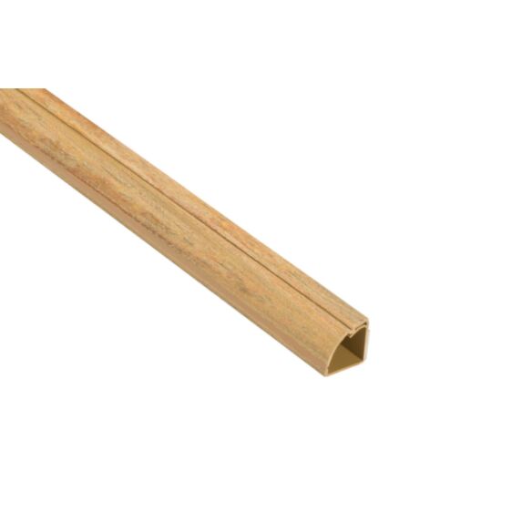 BAGUETTE ADHESIVE ROND BOIS 22X22 2M