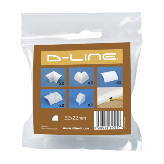 Set 9 accessoires blanc 22x22