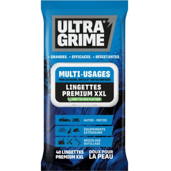 40 Lingettes Bricolage XXL - ULTRA GRIME